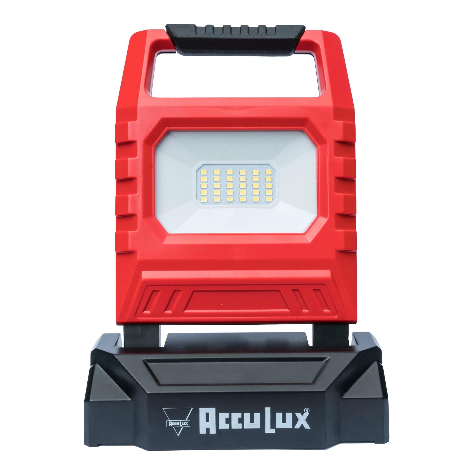 AccuLux 438012 – reflektor roboczy z możliwością ładowania, 1500 LED, 15 W Power LED do użytku wewnątrz i na zewnątrz