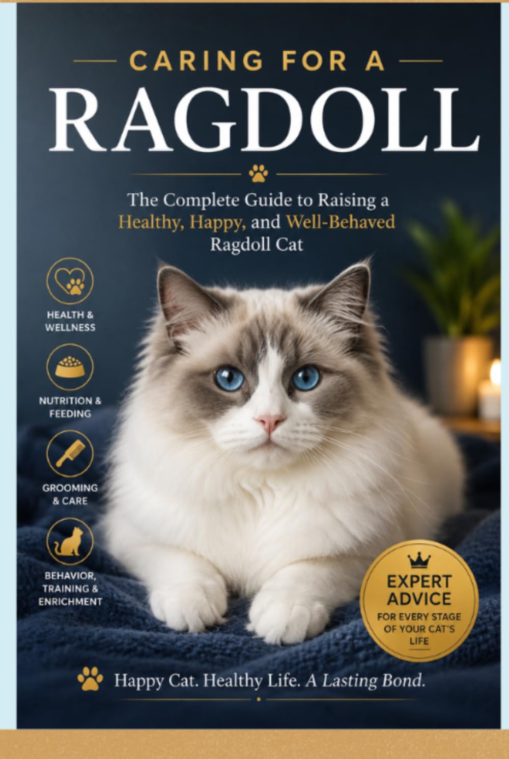 Caring for a Ragdoll: The Complete Guide to Raising a Healthy, Happy, and Well-Behaved Ragdoll Cat