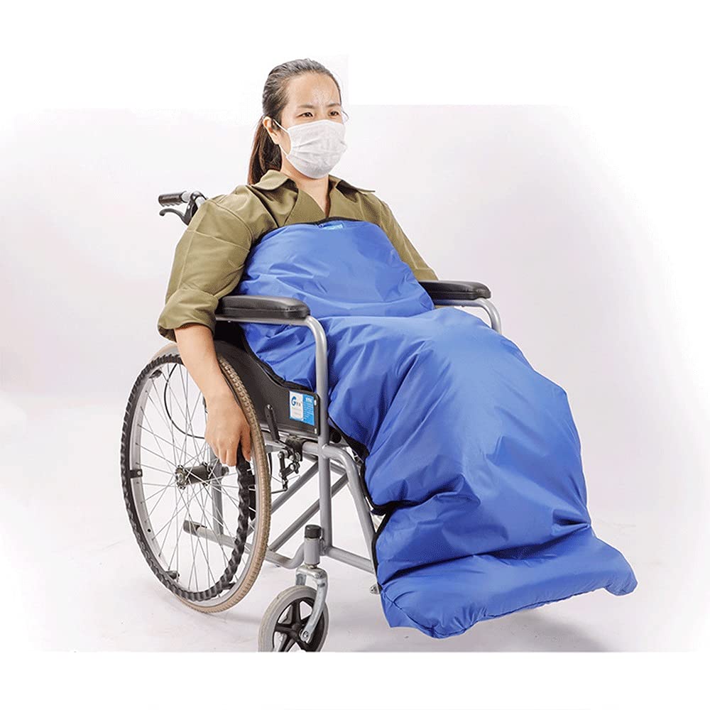 Manta cálida para Silla de Ruedas Manta para Silla de Ruedas para Calidez y Comodidad Manta para Silla de Ruedas con Cremallera con Anilla Se Adapta a Casi Todas Las SIL