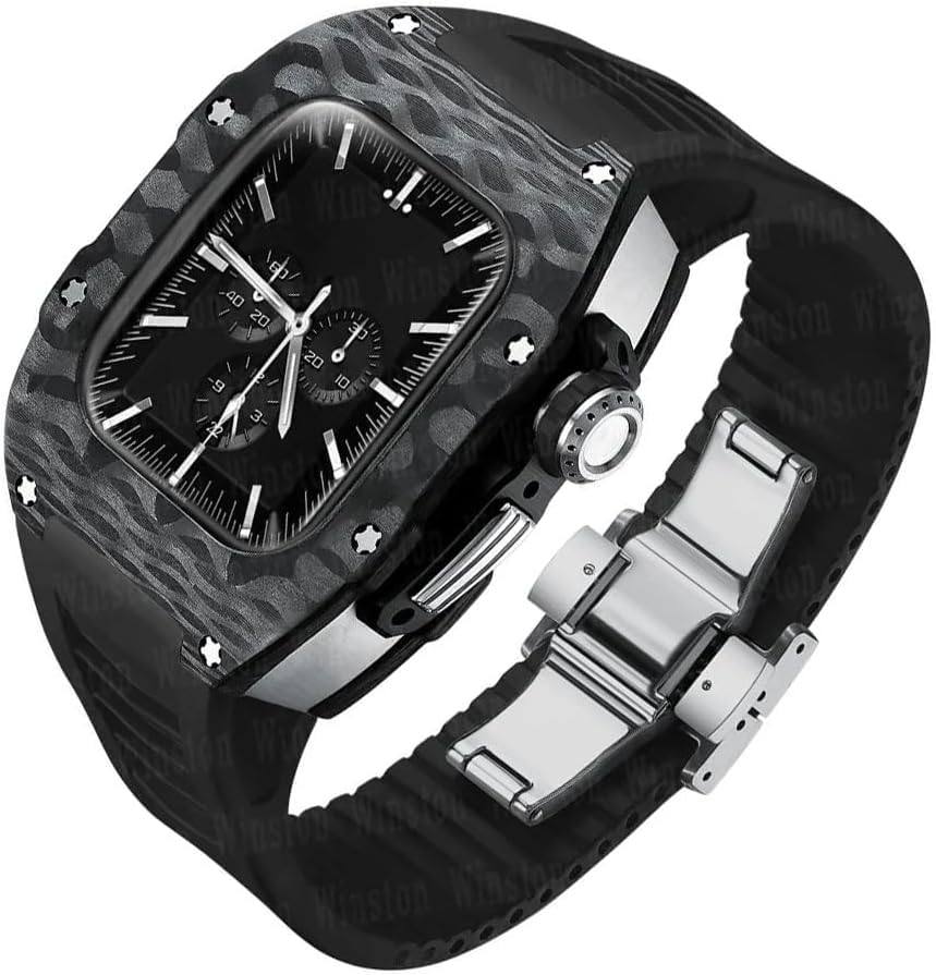Bracelet sport respirant fibre de carbone Apple Watch 40 41mm