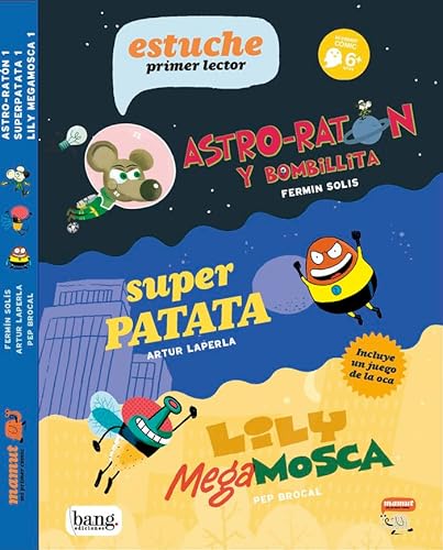 ESTUCHE Primer lector (superpatata 1, Astro-ratón 1, Lily megamosca 1)