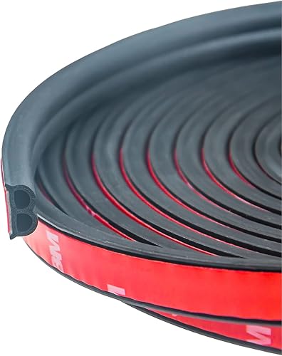 Tira universal para sello de puerta, burlete de goma en forma de B para ventanas de automóviles, techo corredizo y protección de cubierta del motor