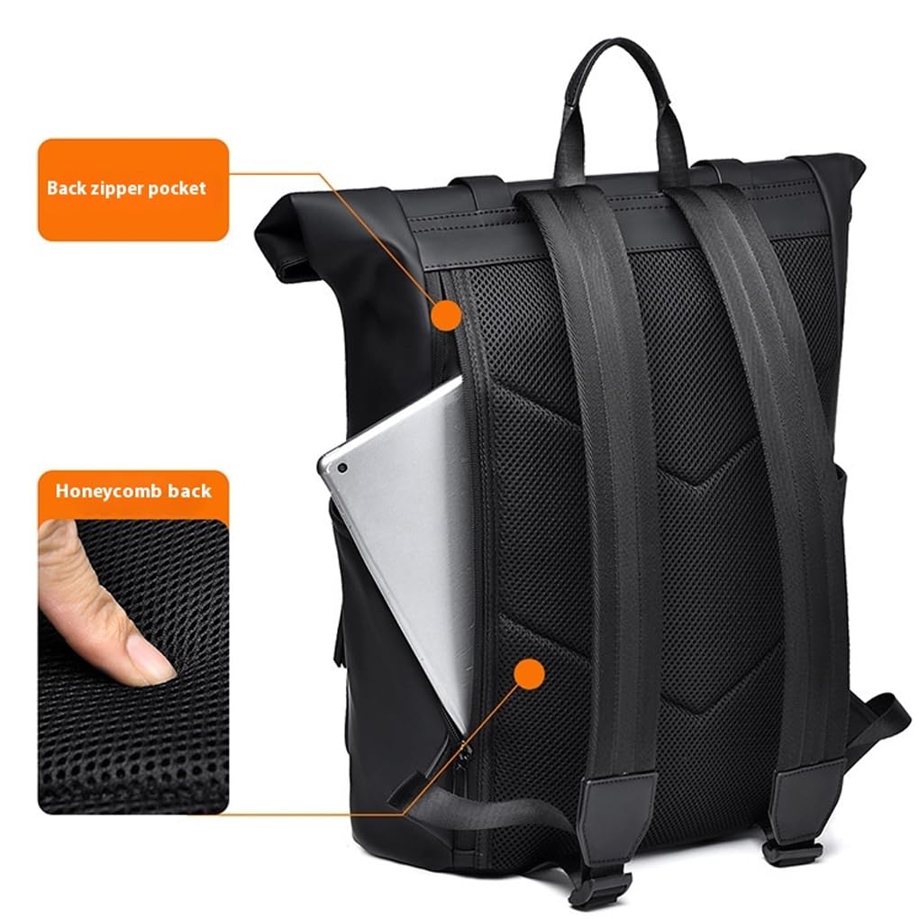 Zaino per laptop impermeabile, per uomo e donna, per la scuola, i