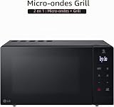 LG MH7032JAS NeoChef Forno a Microonde con Grill 30 litri, Potenza 900W, Rivestimento EasyClean Facile e Veloce da Pulire, Scongelamento, Ricette, Timer e Orologio, Smart Diagnosis, Nero - 3