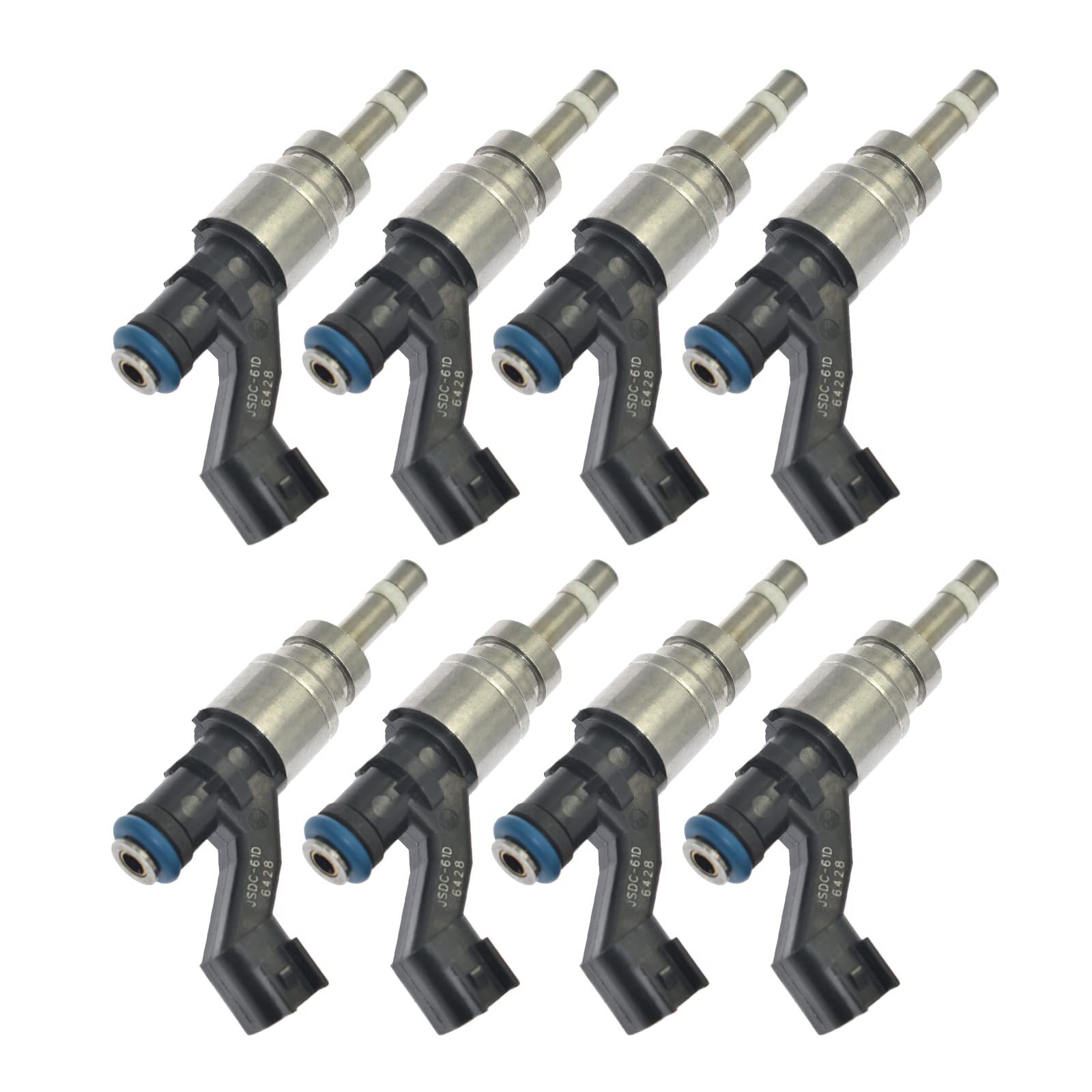 JSDC-61D Set of 8 Fuel Injector Compatible with Isuzu FTR FVR NPR-HD NPR-XD NQR NRR