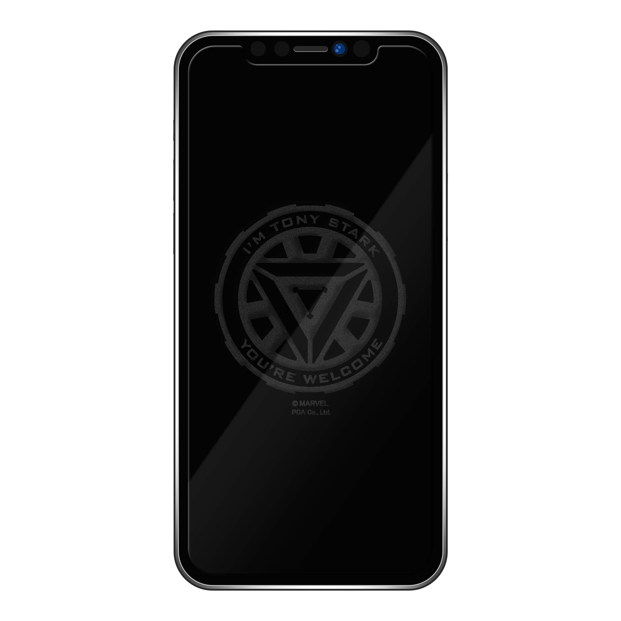 Premium Style iPhone 12 mini用 液晶保護ガラス ［アーク・リアクター］ PG-DGL20F04IRM