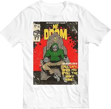 MFDOOMプリントTシャツホワイトビンテージラップ T HIPHOPXLサイズ MFDOOMプリントTシャツホワイトビンテージラップ T HIPHOPXL