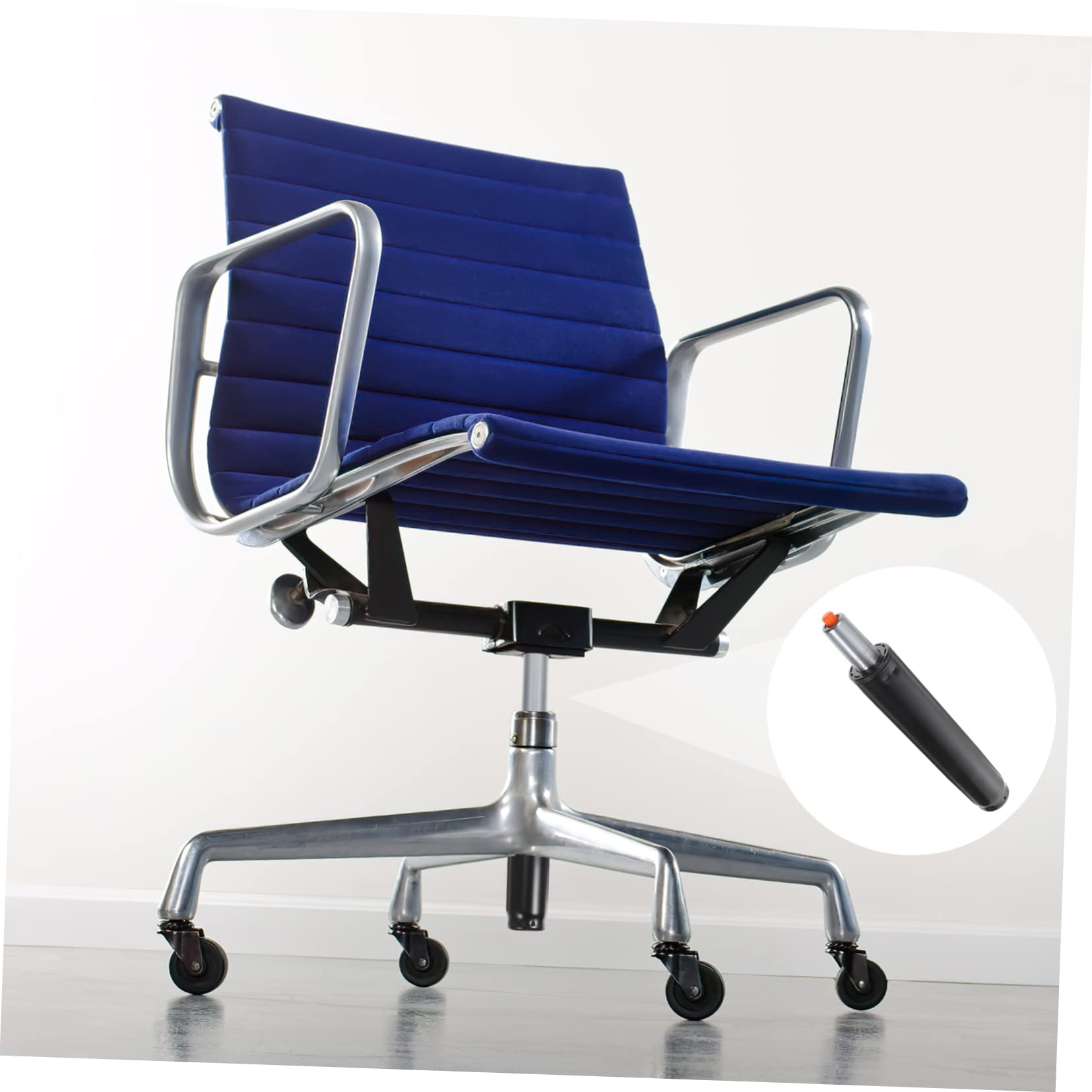 EXCEART Vérin à Gaz Levage Fluide et Silencieux en Acier Inoxydable et Abs Piston Hydraulique Robuste Couleur Aléatoire pour Chaise de Bureau pour Chaise de Travail