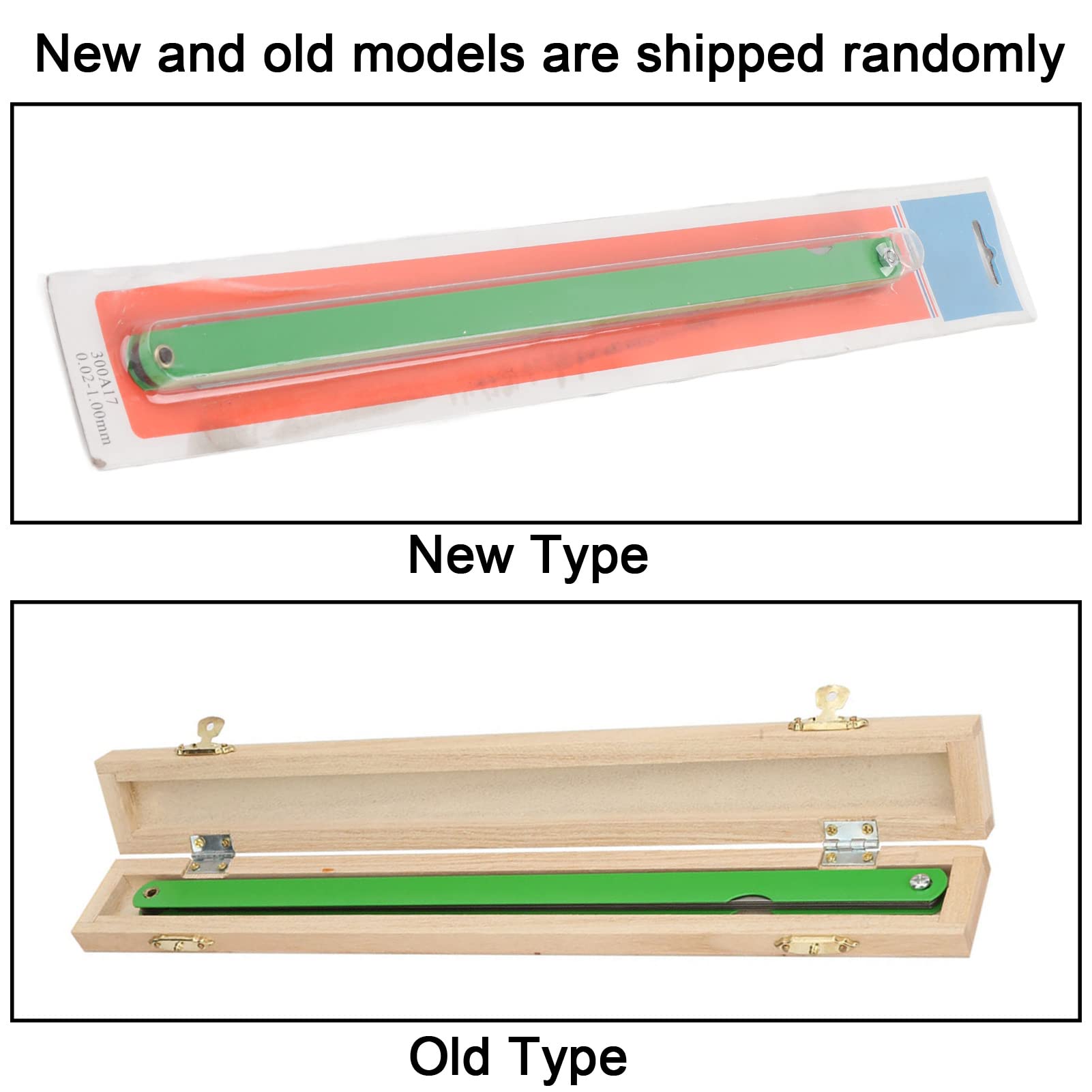 Feeler Gauges, 300mm Feeler Gauge Set Stainless Steel Filler Gauge Steel Feeler Gauge Measuring Tool 17 Blades Metric 0.02 1mm Thickness
