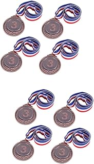 BESPORTBLE 8 Pcs Basketball Medals Basketball Trophy Football Trophy Soccer Medals Winner Medals Personalised Medals Sports Medals Award Medal Wheat Gold Medal The Medal Child Toy Gold Leaf