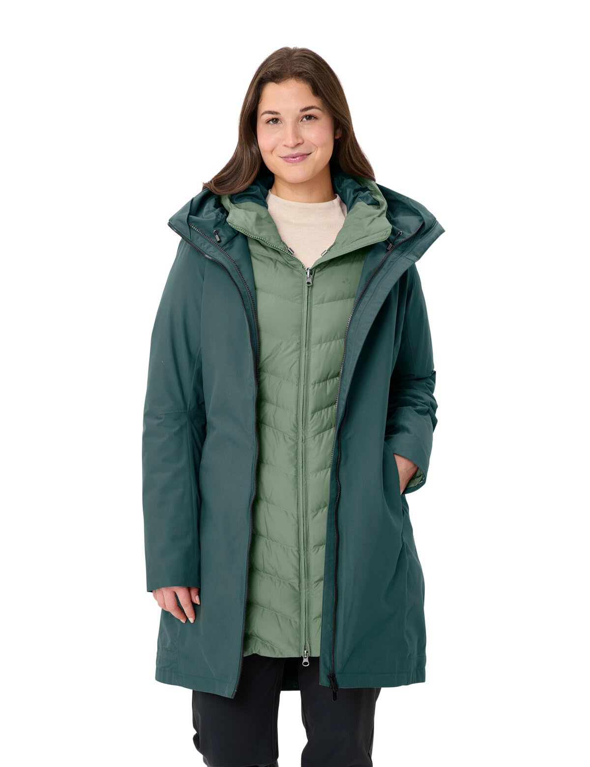 VAUDE Kurtka podwójna Kobiety Women's Annecy 3in1 Coat Iii