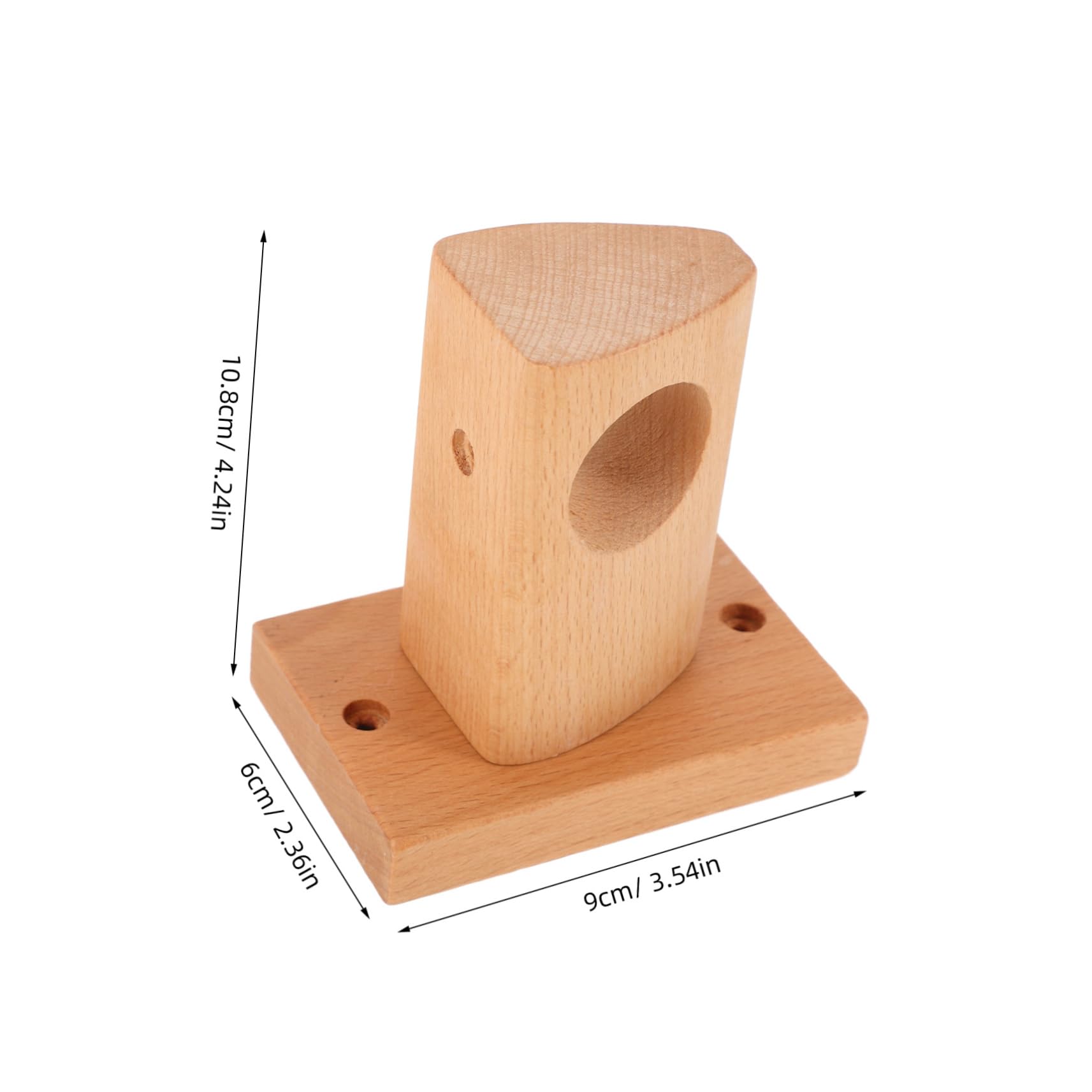 GRIRIW Curtain Rod Holder Bracket for Bathroom Sturdy Shower Curtain Rod Support Rustic Style Wall Mounted Bracket Strong Bearing Capacity Easy to Install and Replace