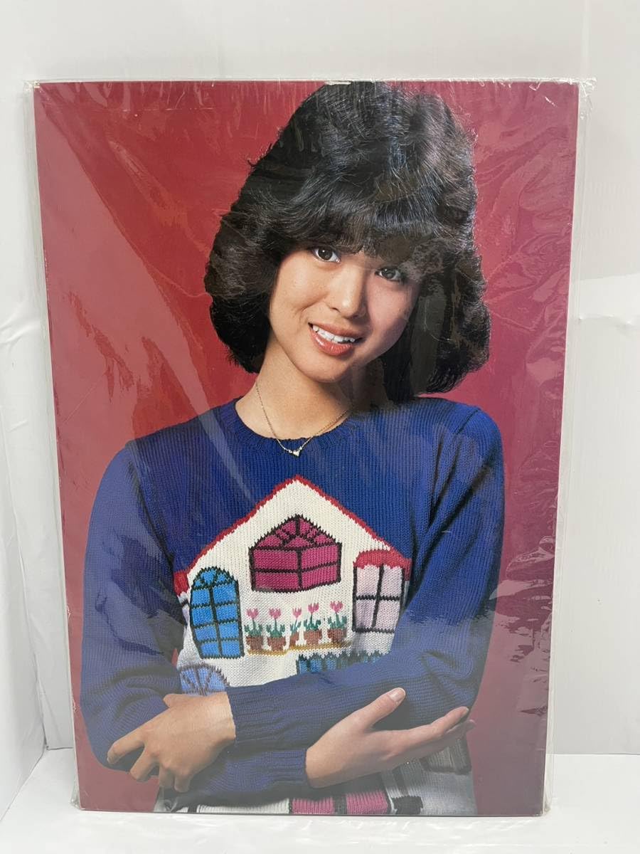 松田聖子 木製パネル 松田聖子 木製パネル 58cm×40cm ☆松田聖子 当時物