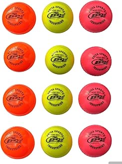 PSE Priya Sports Wind Ball PVC Ball Standard Multi Colour (Pack of 6) (Wind_Ball_Pack_of_12)