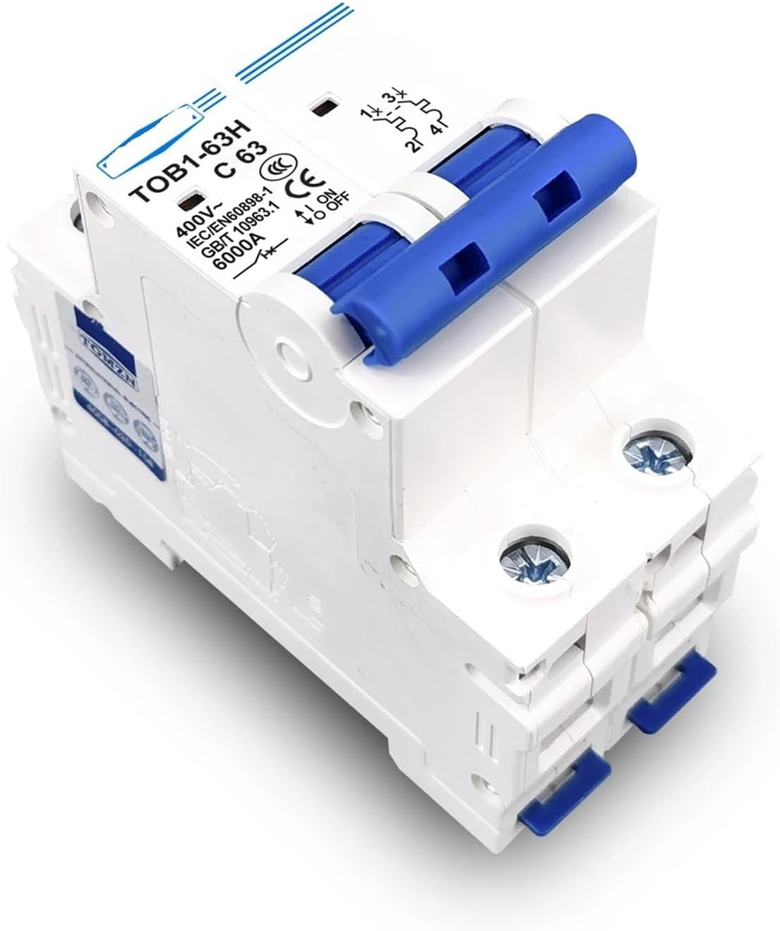2P 16A 400V Circuit Breaker AC MCB Type C(63A)