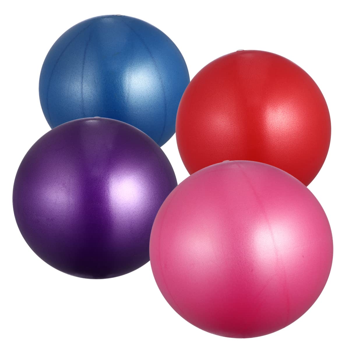 OSOLADY 4pcs Thickening Frosted Yoga Ball Weighted Exercise Ball Burst Fitness for Balance Strength Training