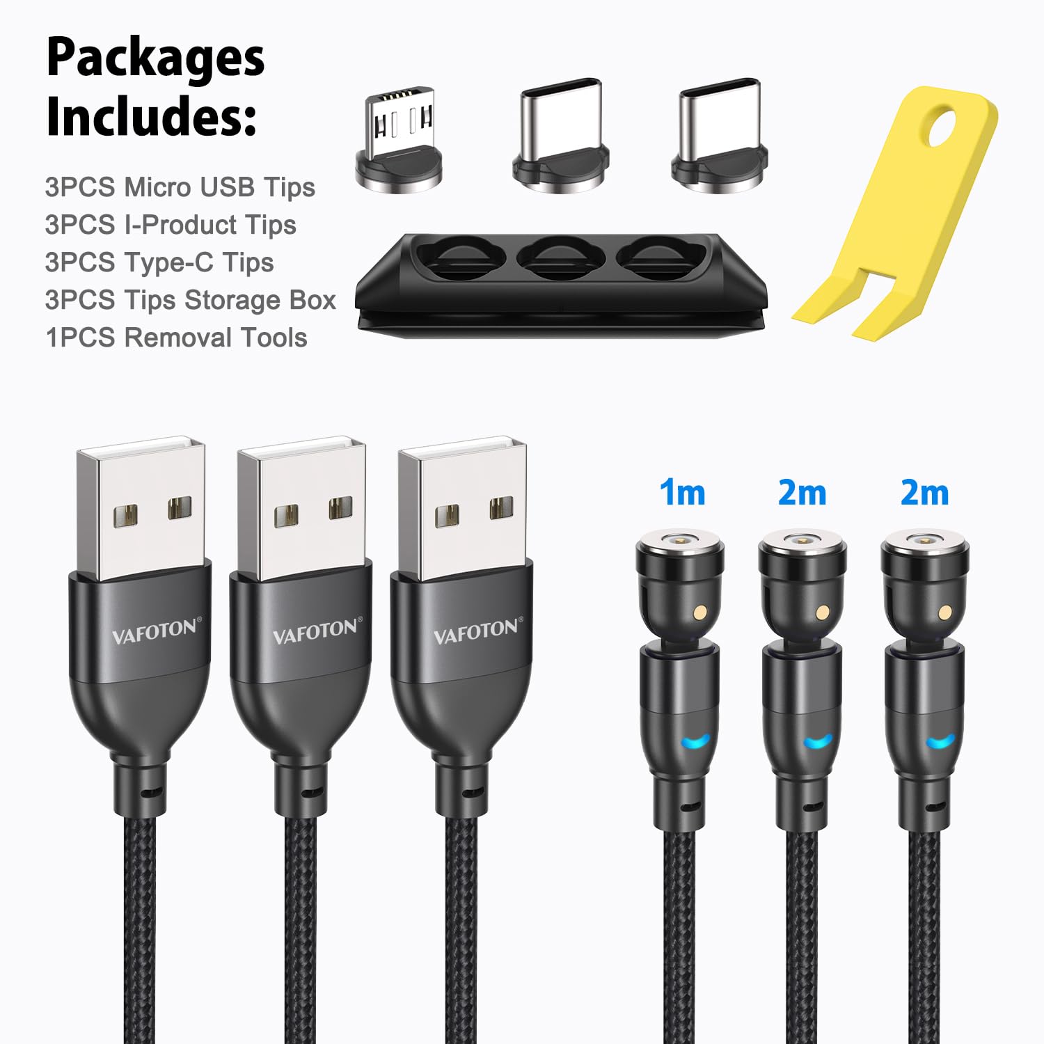 Chargeur Magnétique Universel Yoto Player - Socle Sans Fil Avec Câble USB-C, Compatible 3e Génération, Pour La Maison Et Les Voyages