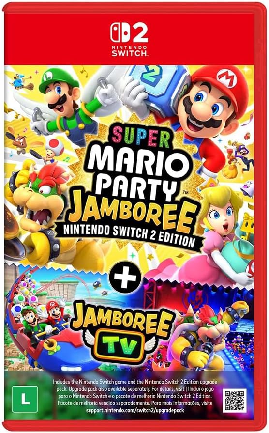 Imagem do produto Super Mario Party Jamboree + Jamboree TV - Switch 2 - Físico em Amazon