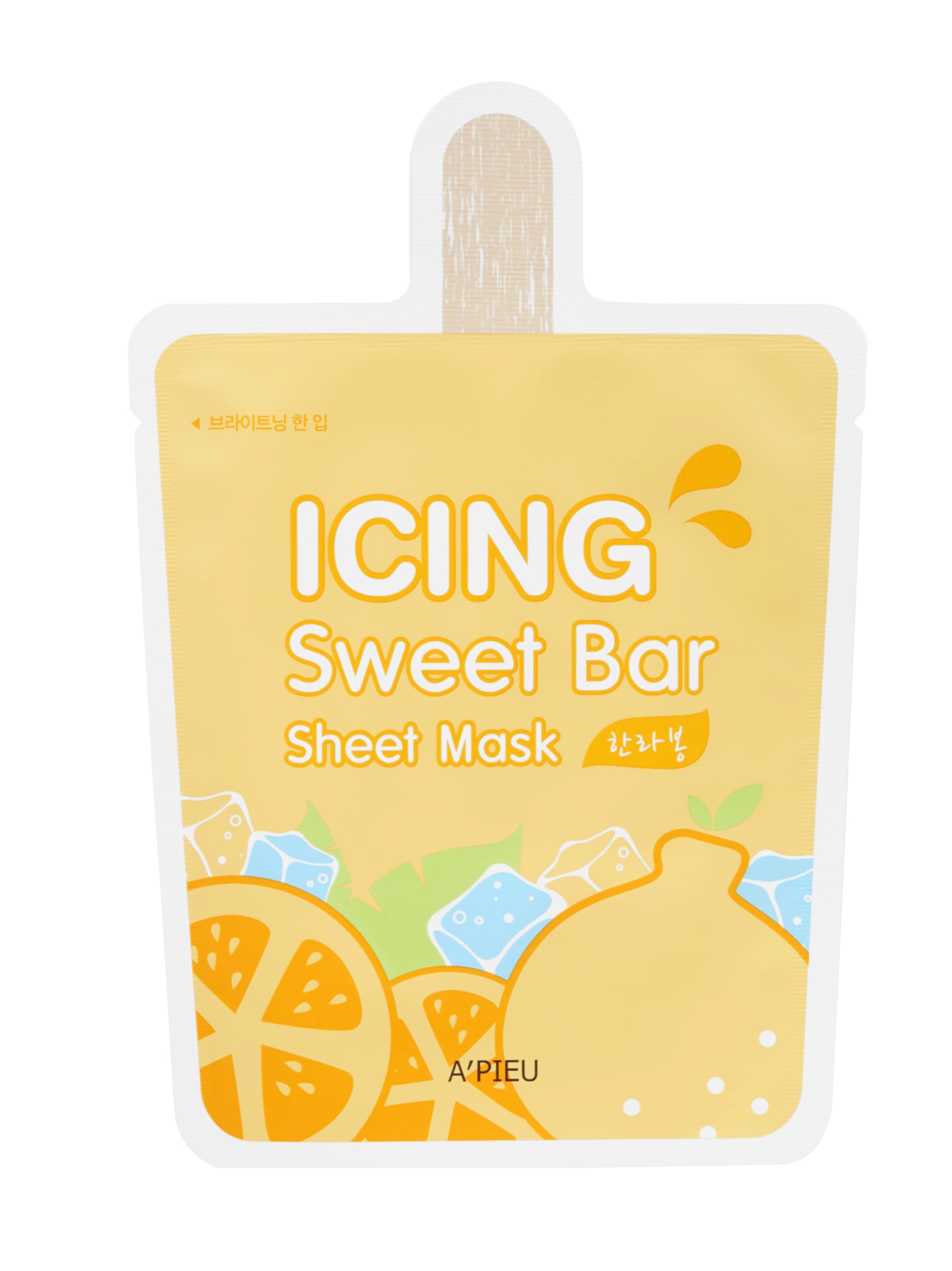A'PIEU Portakal İçerikli Aydınlatıcı, Ferahlatıcı Maske A'PIEU Icing Sweet Bar Sheet Mask (Hanrabong)