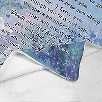 Vista 134 de Custom Memorial Blankets with Photo to Your Loved One's Memory, Memory Lane in Loving Memory Photo Blanket to Remind You of Your Beloved Ones 40x50