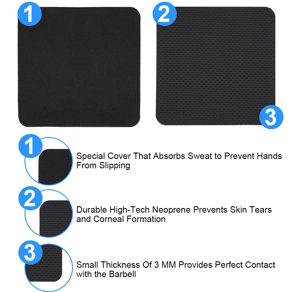 Cinghie da Polso per Sollevamento Pesi, Ganci per Trazione, Multi Grip per Allenamento Forza Powerlifting
