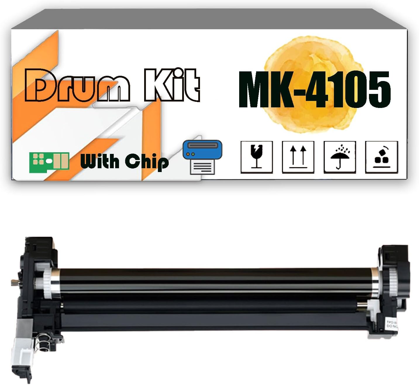Image showing the WMSNUH MK-4105 Drum Kit packaging and the drum unit itself