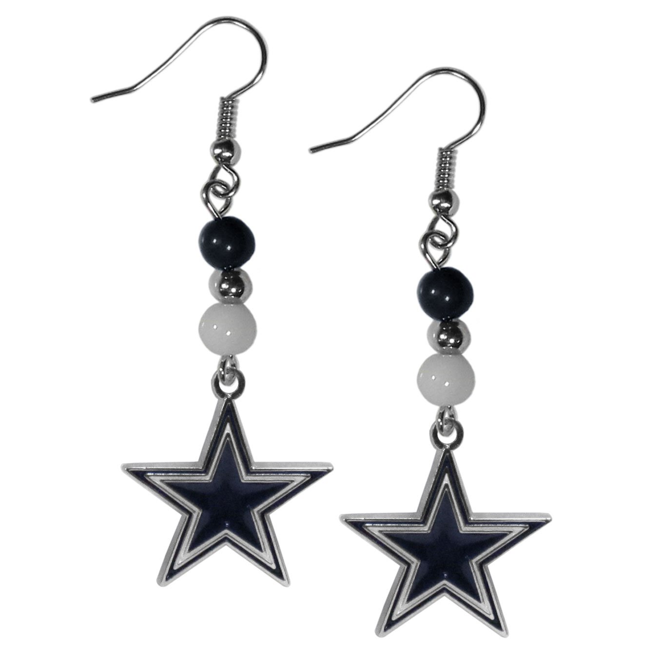 NFL Fan Bead Dangle Earrings