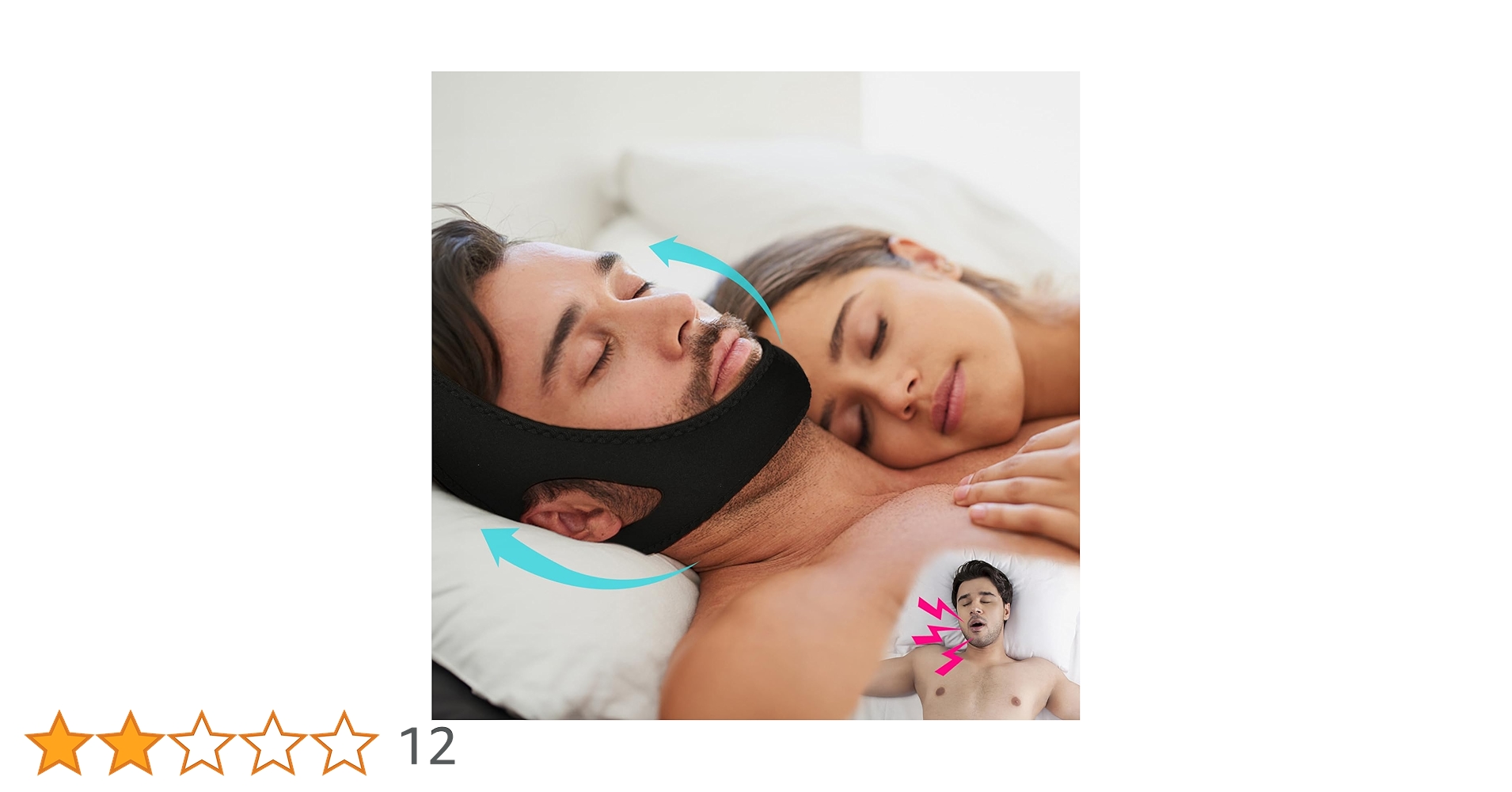 Amazon | いびき防止グッズ 顎サポーター 鼻 呼吸 いびき防止ベルト