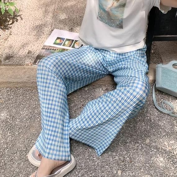 プリーツプリーズ 95AW ギンガムチェックプリントプリーツパンツ プリーツプリーズ プリーツパンツ ギンガムチェック イッセイ