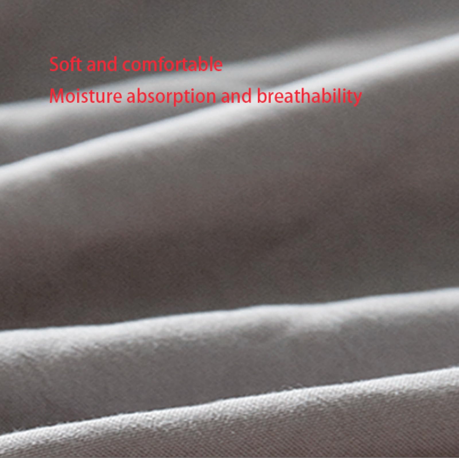 FCLDESHOP Plusieurs Tailles et Couleurs Disponibles,Draps-Housses en Pur Coton matelassé épais et antidérapant, surmatelas de Couleur Unie pour Chambre à Coucher, hôtel, Violet, 180 x 220 cm + 30 cm