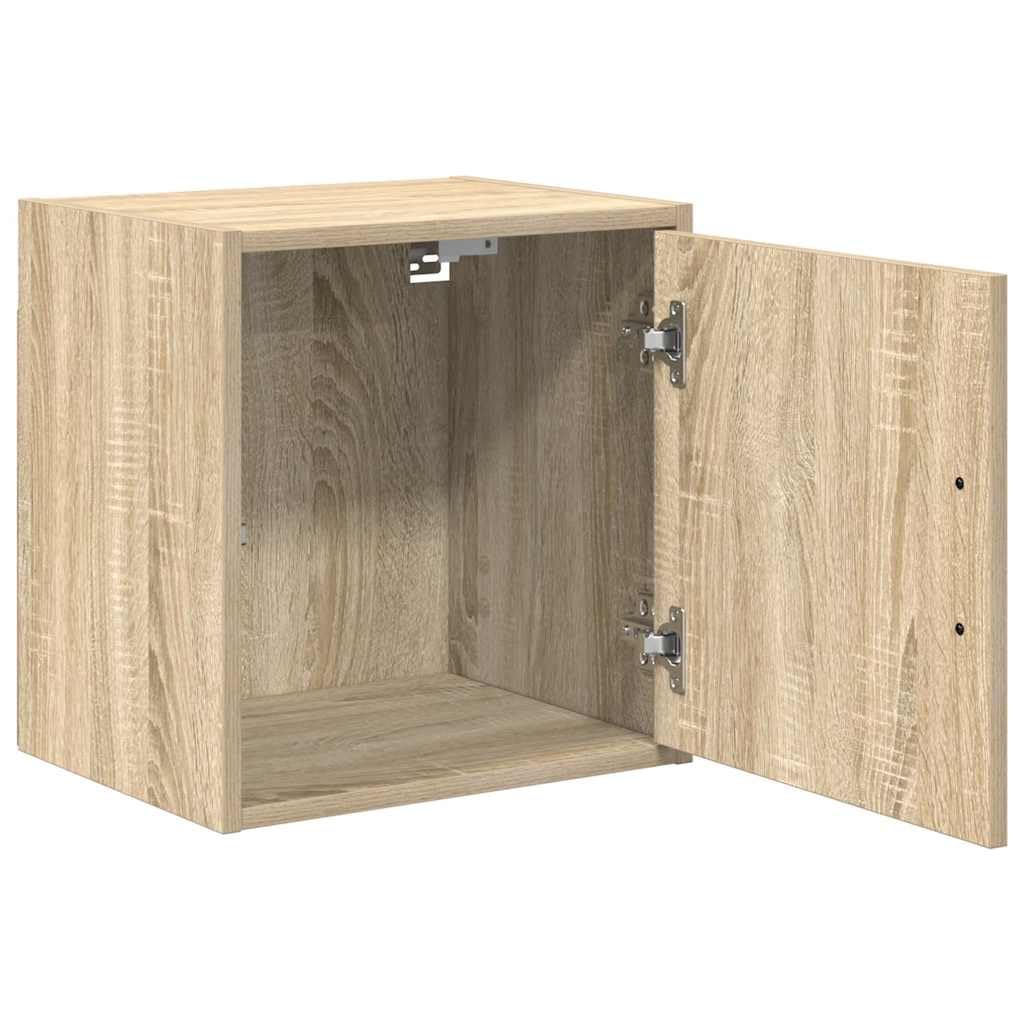 INLIFE Garagen-Wandschränke 2 STK. Sonoma-Eiche Holzwerkstoff,Wirtschaft & Industrie,Gewerbliche Lagerung,Industrieschränke,Braun,14.95 KG,860630