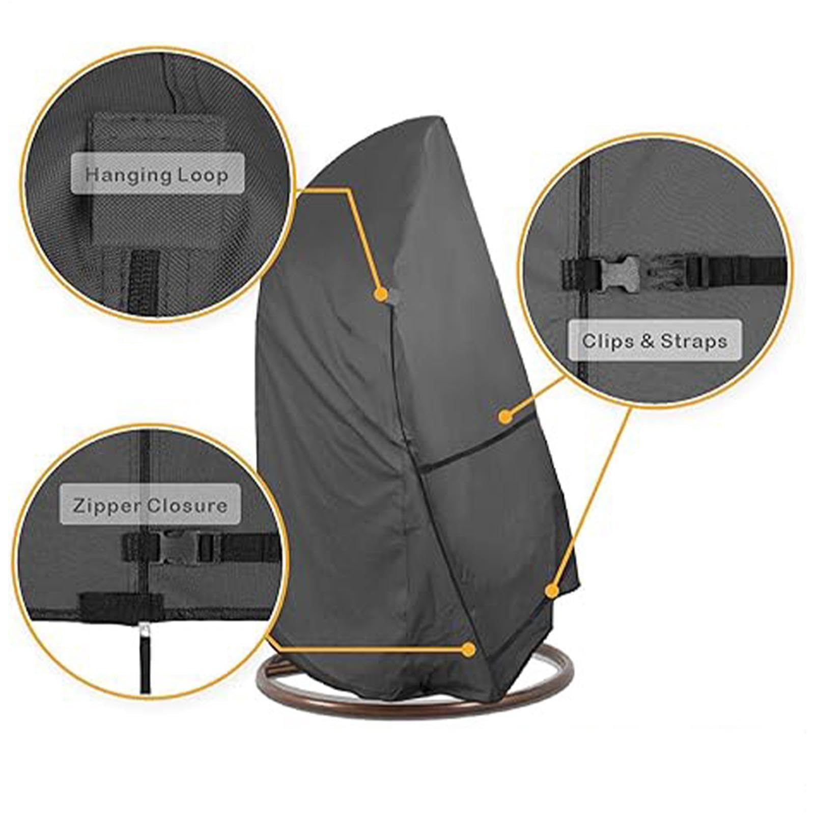 Coperture Impermeabili Sedie Da Esterno Protettore Antipolvere Per Sedile A | Coperture Sedie Resistenti E Robuste per Patio Giardino Balcone Sala Soggiorno Hotel Piscina