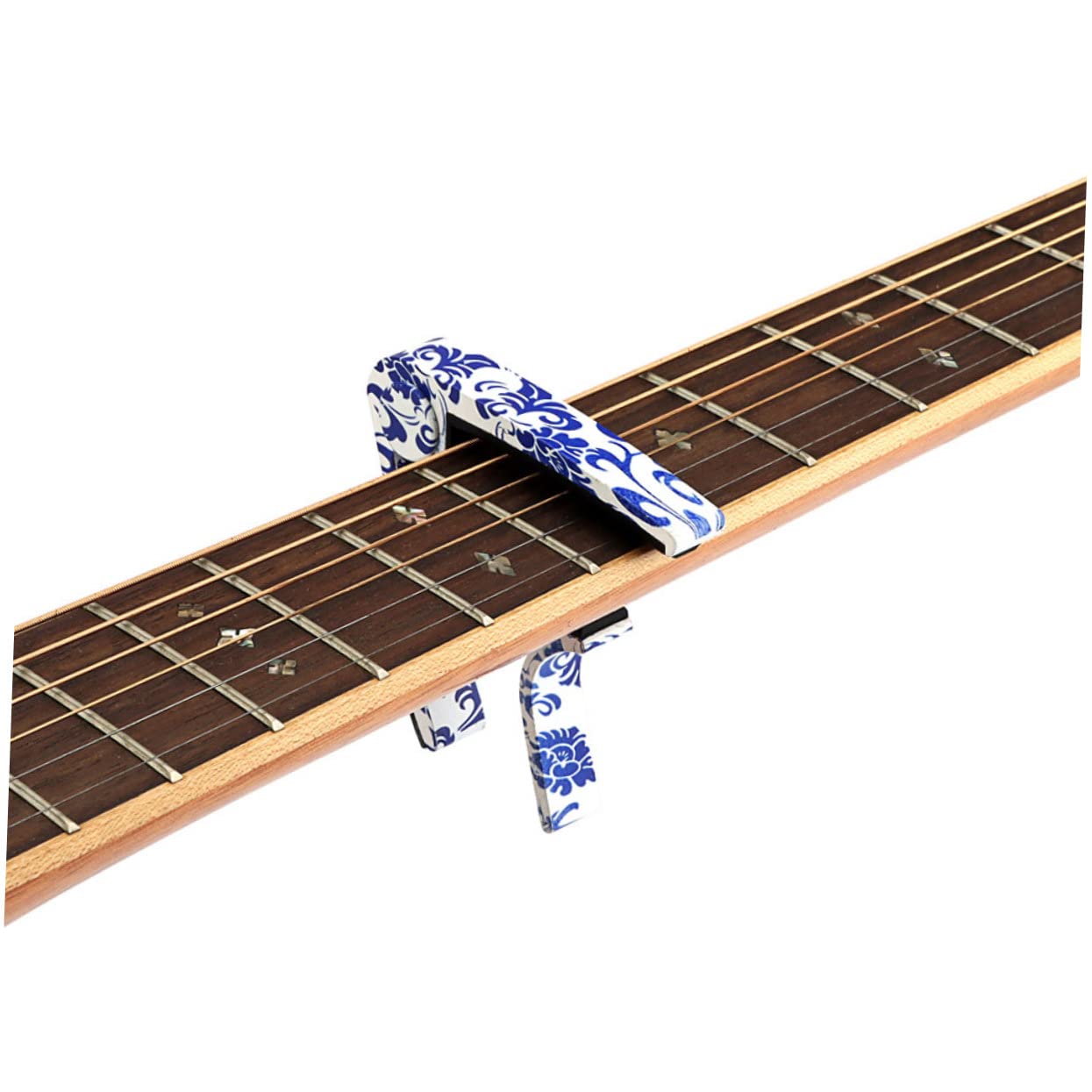 YARNOW 4 Piezas Cejilla De Guitarra Abrazadera Para Cejilla De Acordes Accesorios Bajo Guitarra Electrica Clip De s Electricas a as Metal