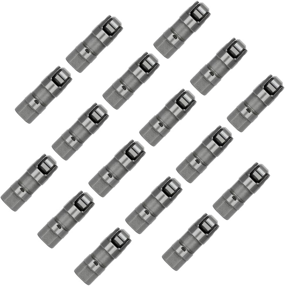 SCITOO Engine Hydraulic Adjuster Lifter Fit 1987-1996 for Ford Bronco 1988 1992-1996 for Ford E-150 Econoline Club Wagon 1988 1992-1996 for Ford E-150 Econoline 16PCS Hydraulic Tappets