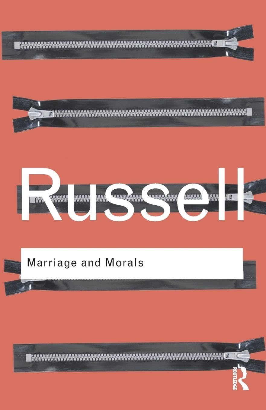 Marriage and Morals by Bertrand Russell PAPERBACK 9780415482882