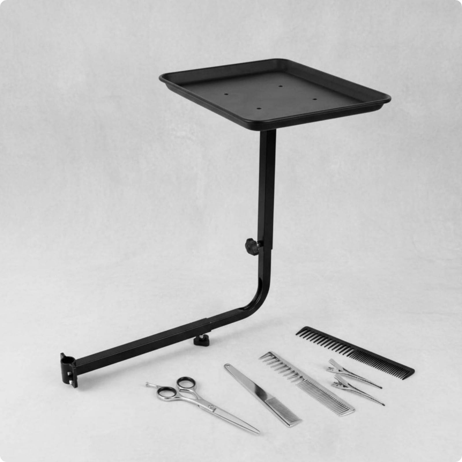rockible Plateau de Salon de Coiffure Facile à Installer Tablette Latérale Chaise Stable pour Coiffeurs
