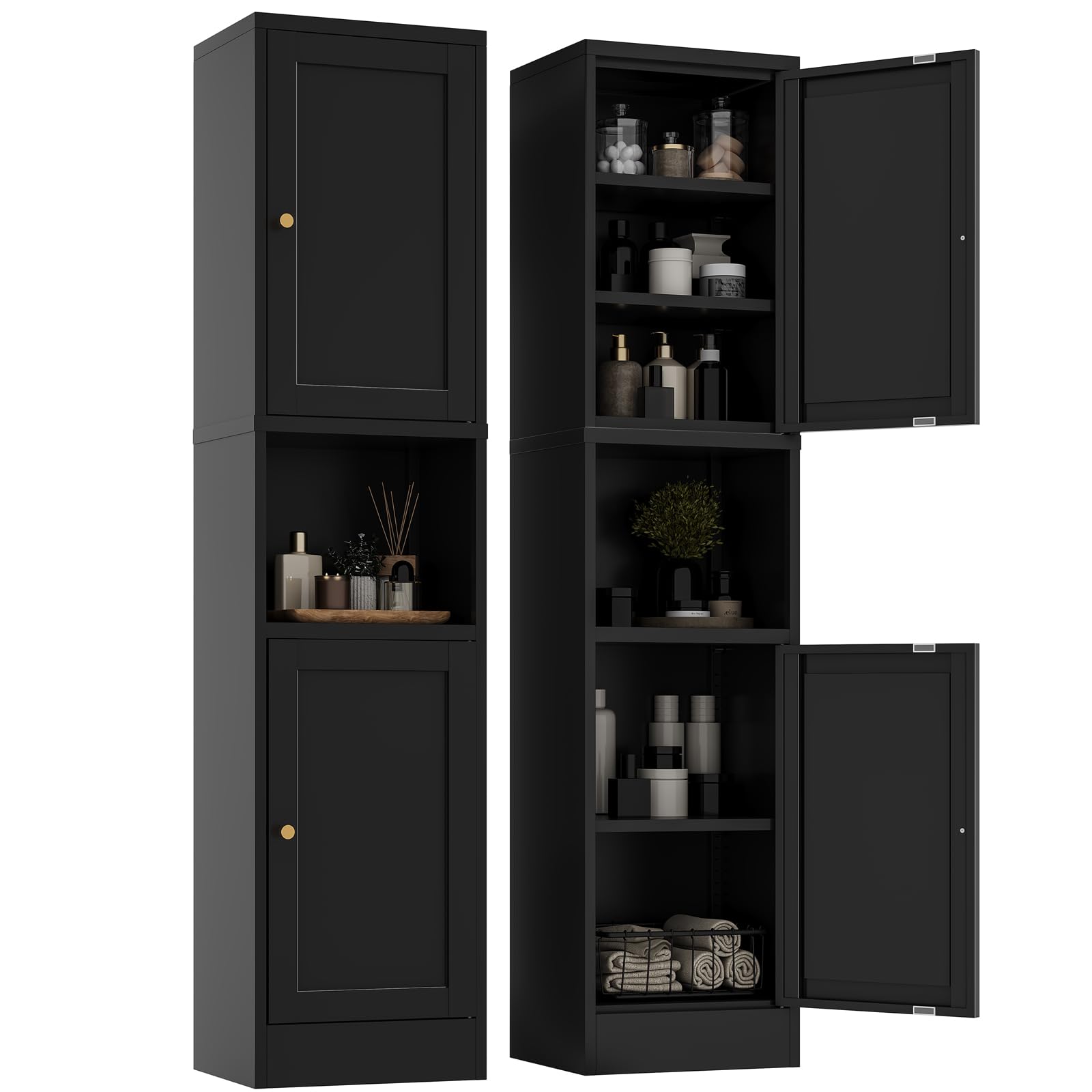 YAUWOH 2-Door Metal Storage Cabinet