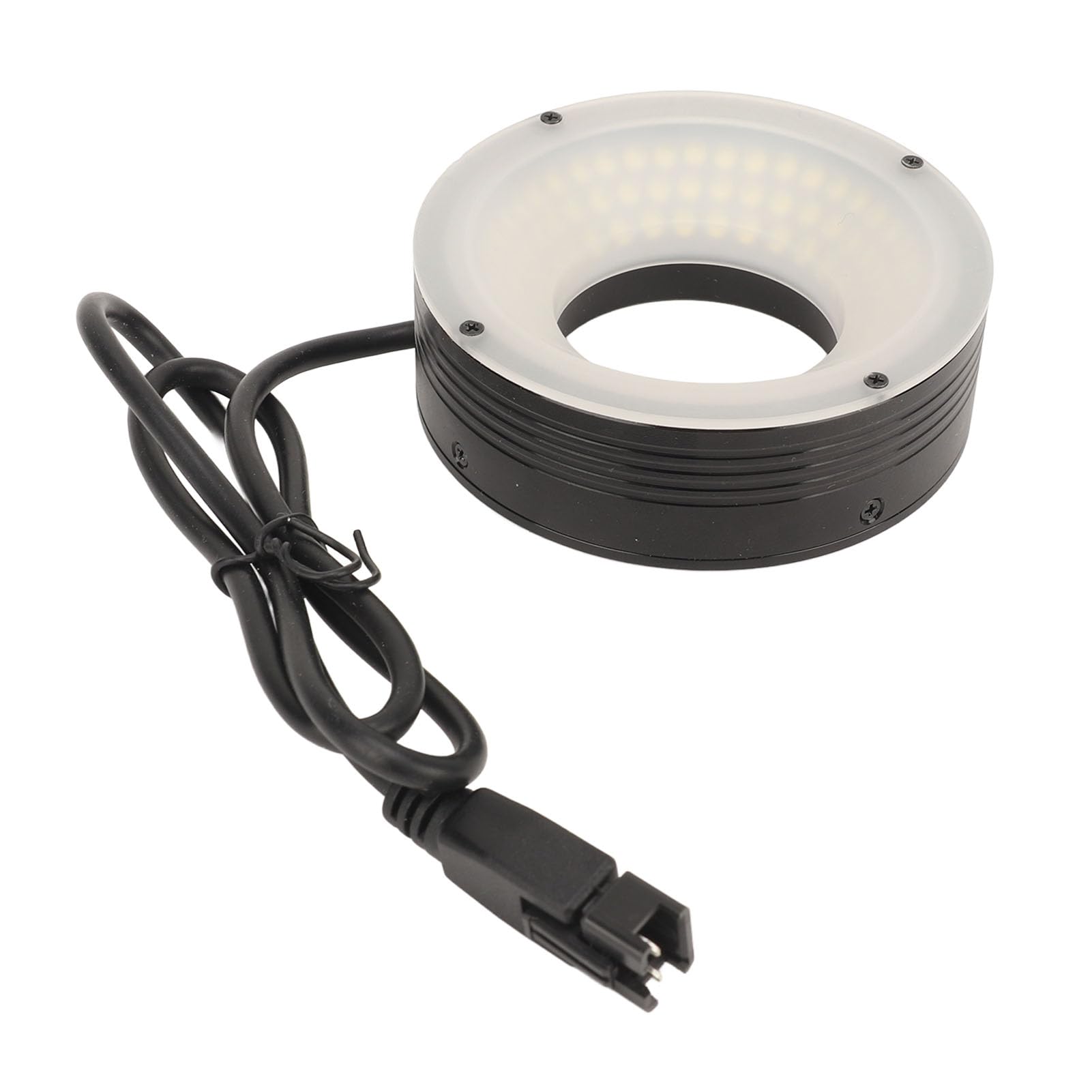 Lámpara de Anillo LED para Microscopio, Fácil de Instalar Iluminador de Lámpara de Luz de Anillo de Microscopio Confiable de Alto Brillo 24 V Versátil Práctico para Binoculares