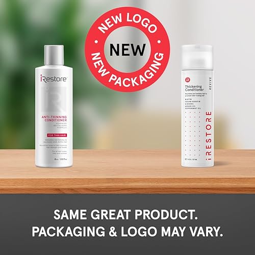 Miniatura 9 de iRESTORE Acondicionador de cabello biotina para cabello seco dañado, bueno para el crecimiento del cabello fino, acondicionador voluminizador y