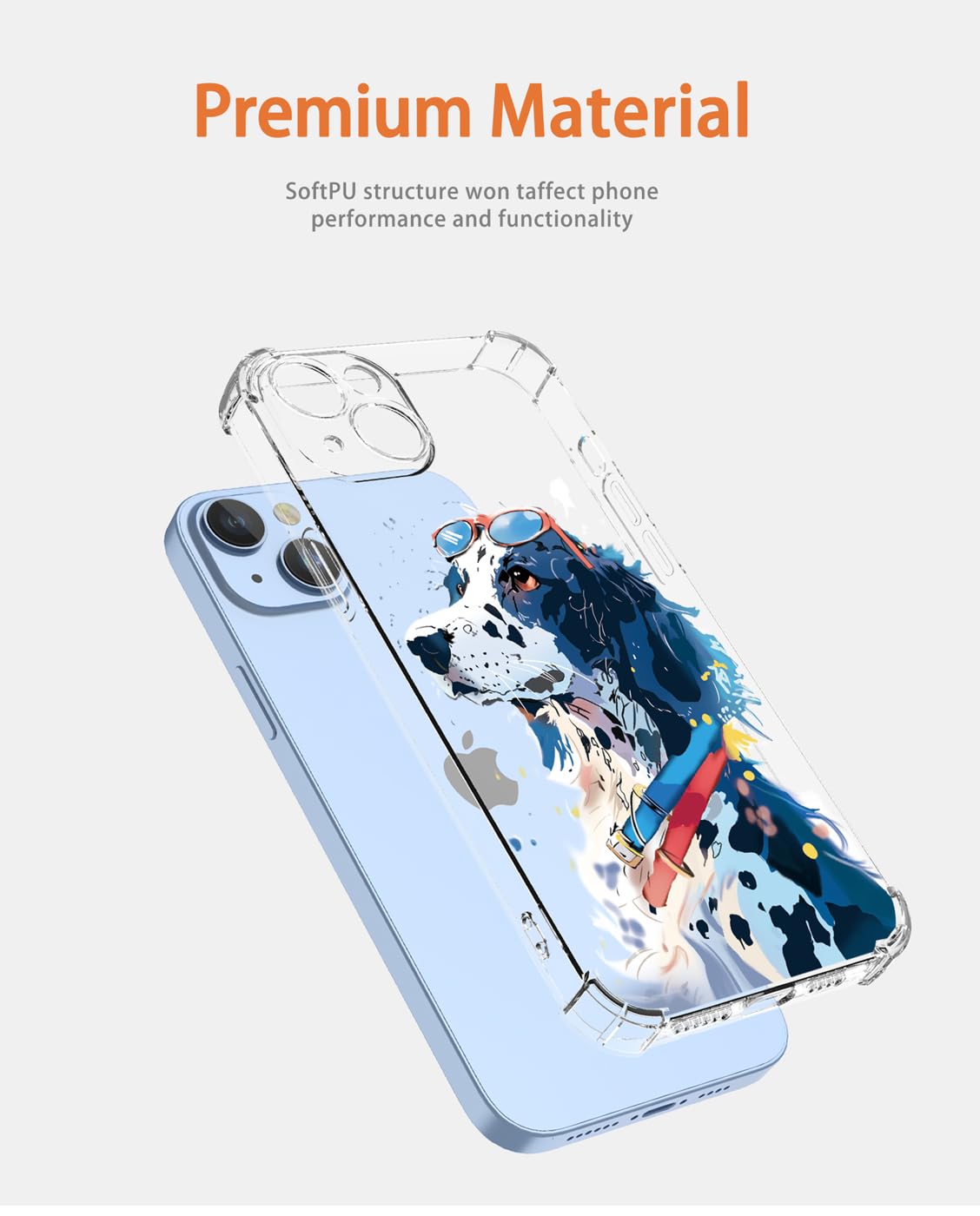 YUXING Cover Trasparente per Xiaomi Redmi Note 13 Pro 4G / Poco M6 Pro