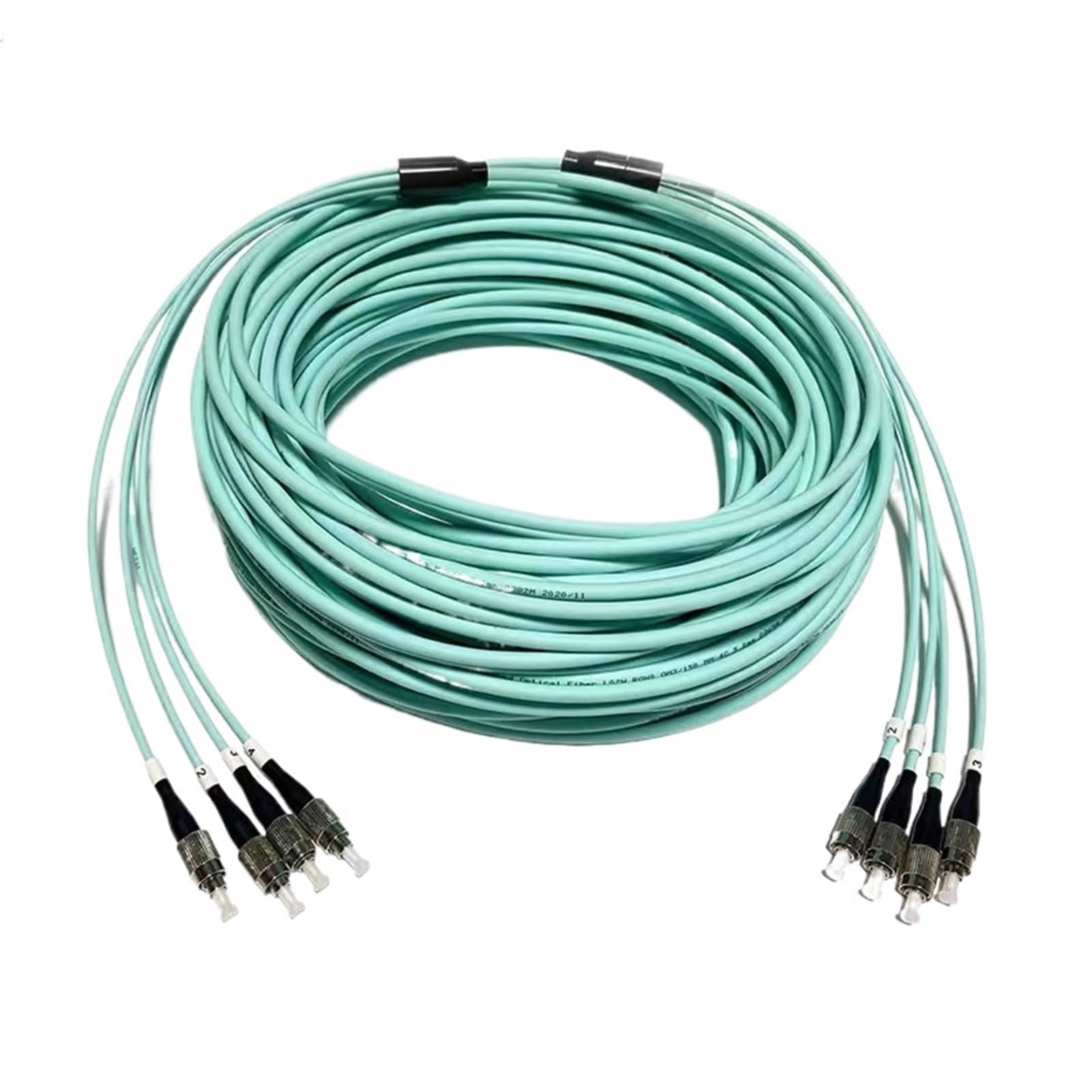 Cordon de raccordement à Fibre Optique 4 conducteurs OM3 blindé 150-300 m(300m SC-SC)