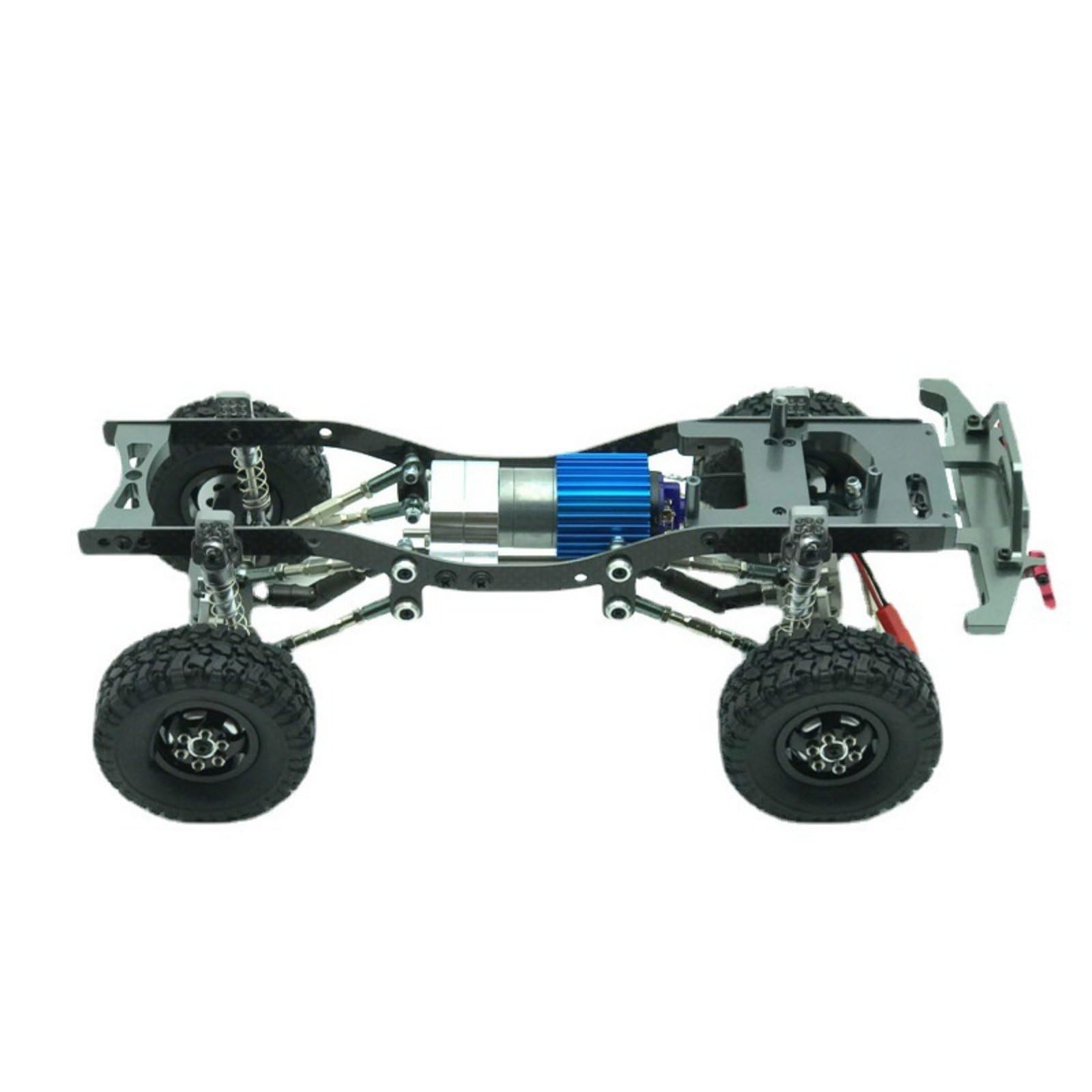 harayaa Soporte Estructural Chasis para Vehículo RC con Absorción Golpes y Bielas Conexión Acuado para Reparación y Mejora Juguete