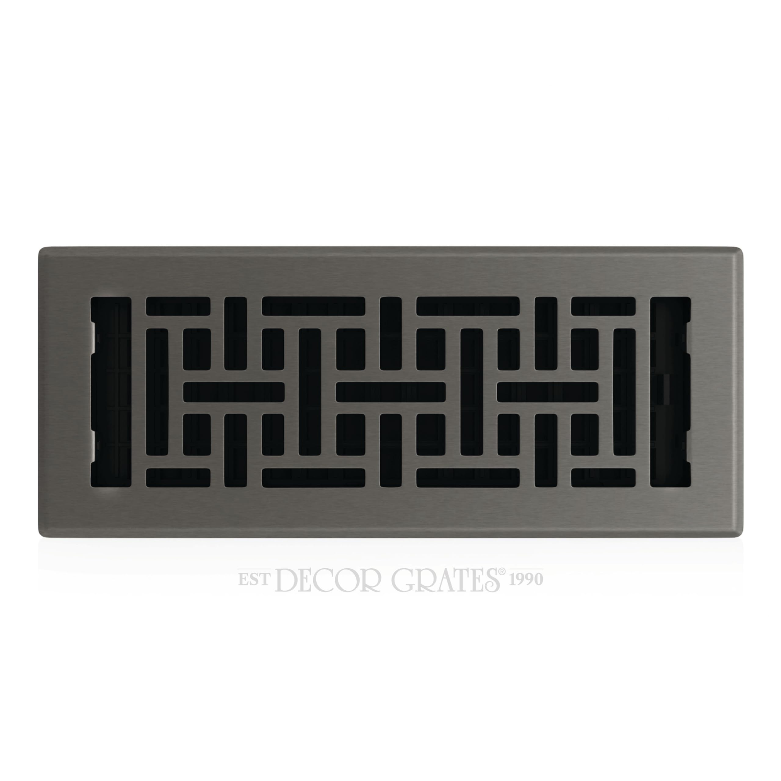 Decor Grates AJH412-GM orientalna tablica podłogowa, 10 x 30 cm, pistolet metalowy