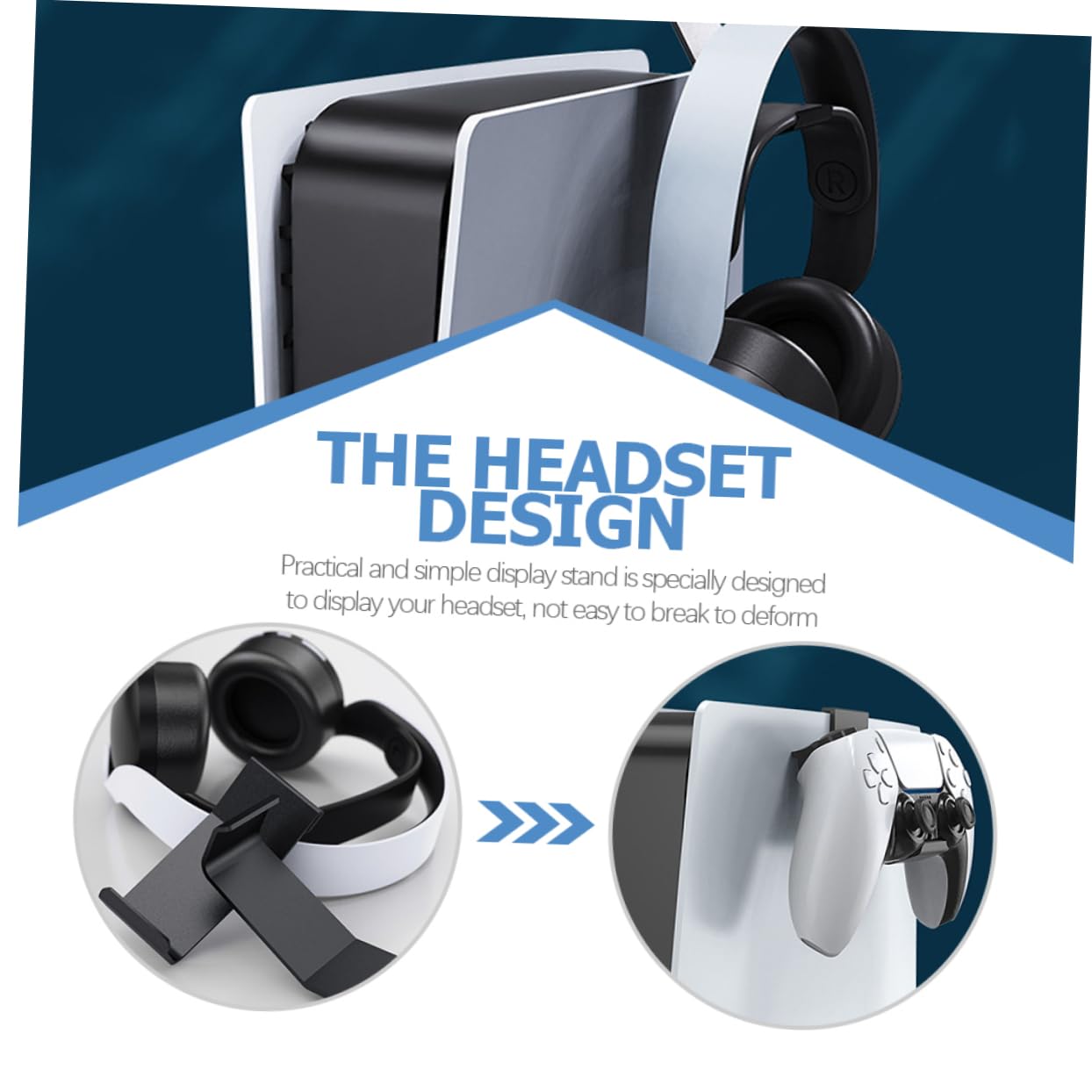 UKCOCO 9piezas Soporte Para Auriculares De Pared Organizador De Auriculares Almacenamiento y Exhibición Para Accesorios