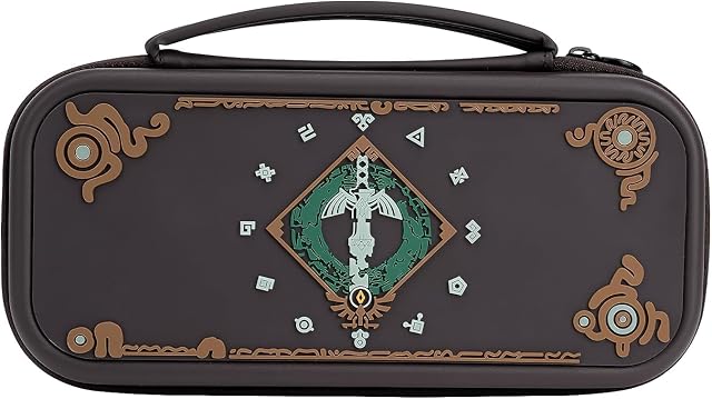 YOCORE Portable Carry Case Compatible with Nintendo Switch/Switch OLED Cool Luminous Design Hard Shell Portable Travel Carry Case - Zelda