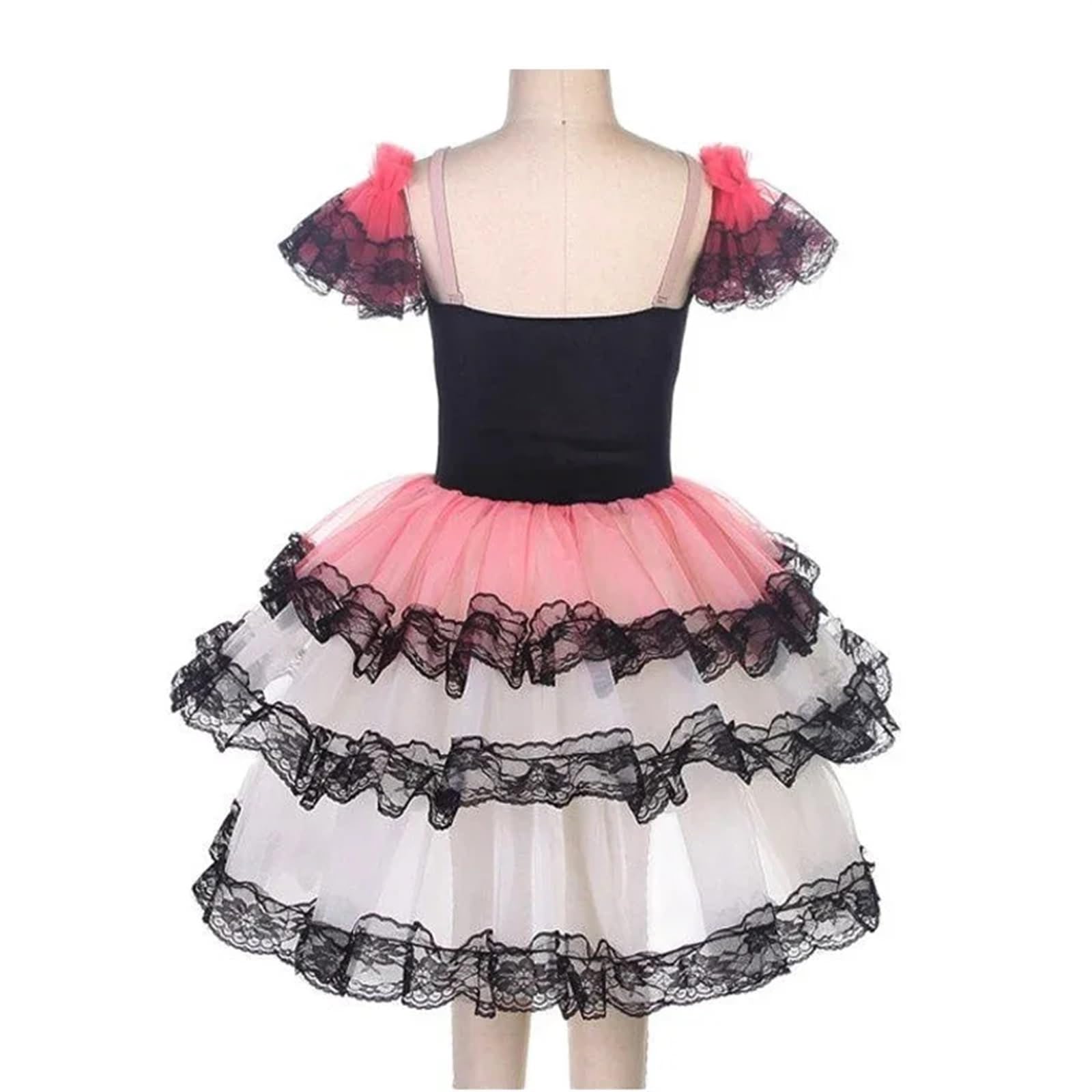 Vestido de Ballet para niñas Falda de Ballet for niñas y Mujeres Vestido tutú romántico Disfraces Danza(Adult XL)