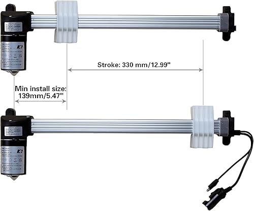 Miniatura 4 de Actuador lineal Kaidi Modelo KDPT007-52 Reemplazo del motor de las sillas elevadoras reclinables eléctricas