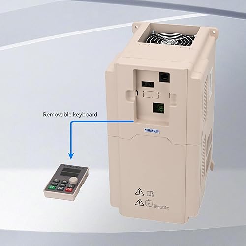 Miniatura 4 de MOLLOM VFD 11KW 15HP 45A 220V Entrada monofásica o trifásica a 3 fases 0-3000 Hz Salida Variable Frecuencia Drive Control Inversor para motor de