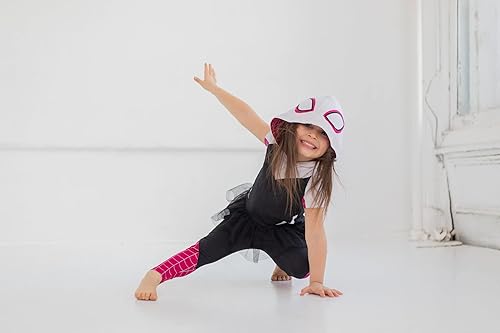 Miniatura 5 de Marvel Vengadores Spider-Man Spider-Gwen Capitán América Camiseta y leggings de cosplay para niñas pequeñas a niños pequeños