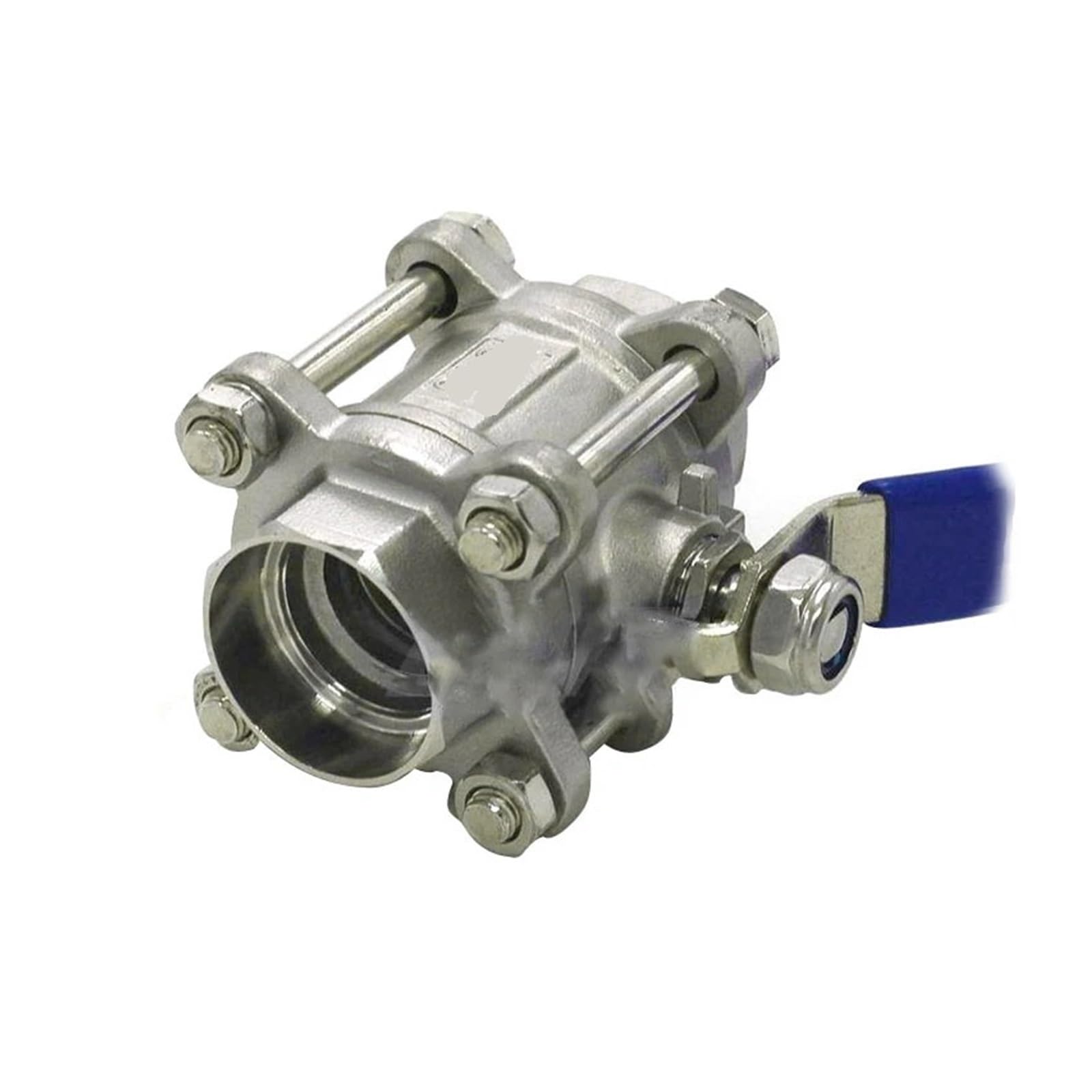 Robinet à bille robuste Q61F-16P inox 304 vanne trois pièces à souder 1 pouce